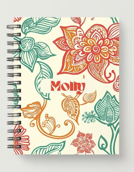 A5 Mehndi-Inspired Notebook