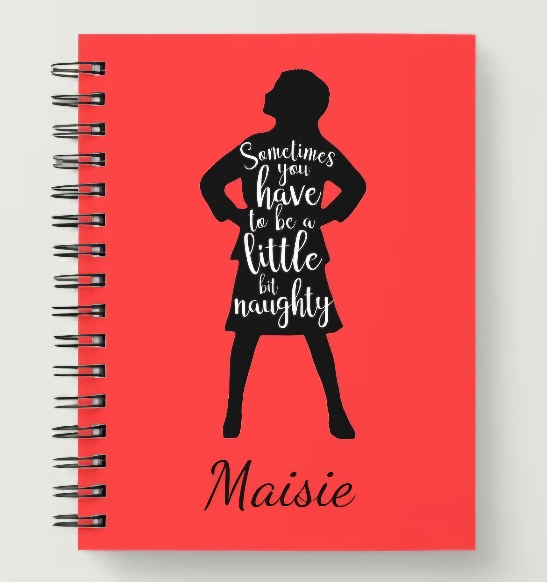 Personalized Matilda Inspired Notebook