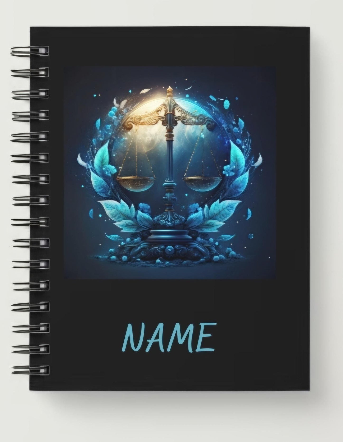 Personalized A5 Horoscope Libra spiral notebook