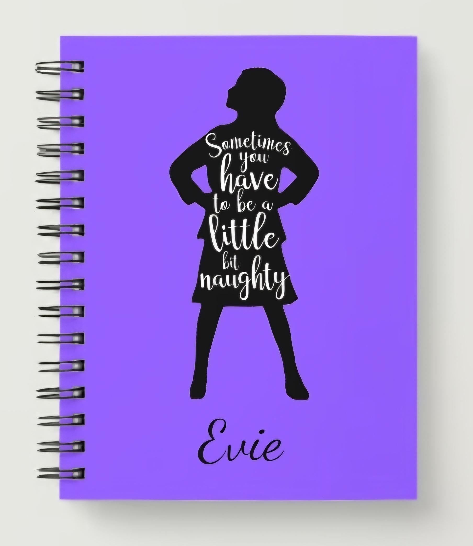 Personalized Matilda Inspired Notebook