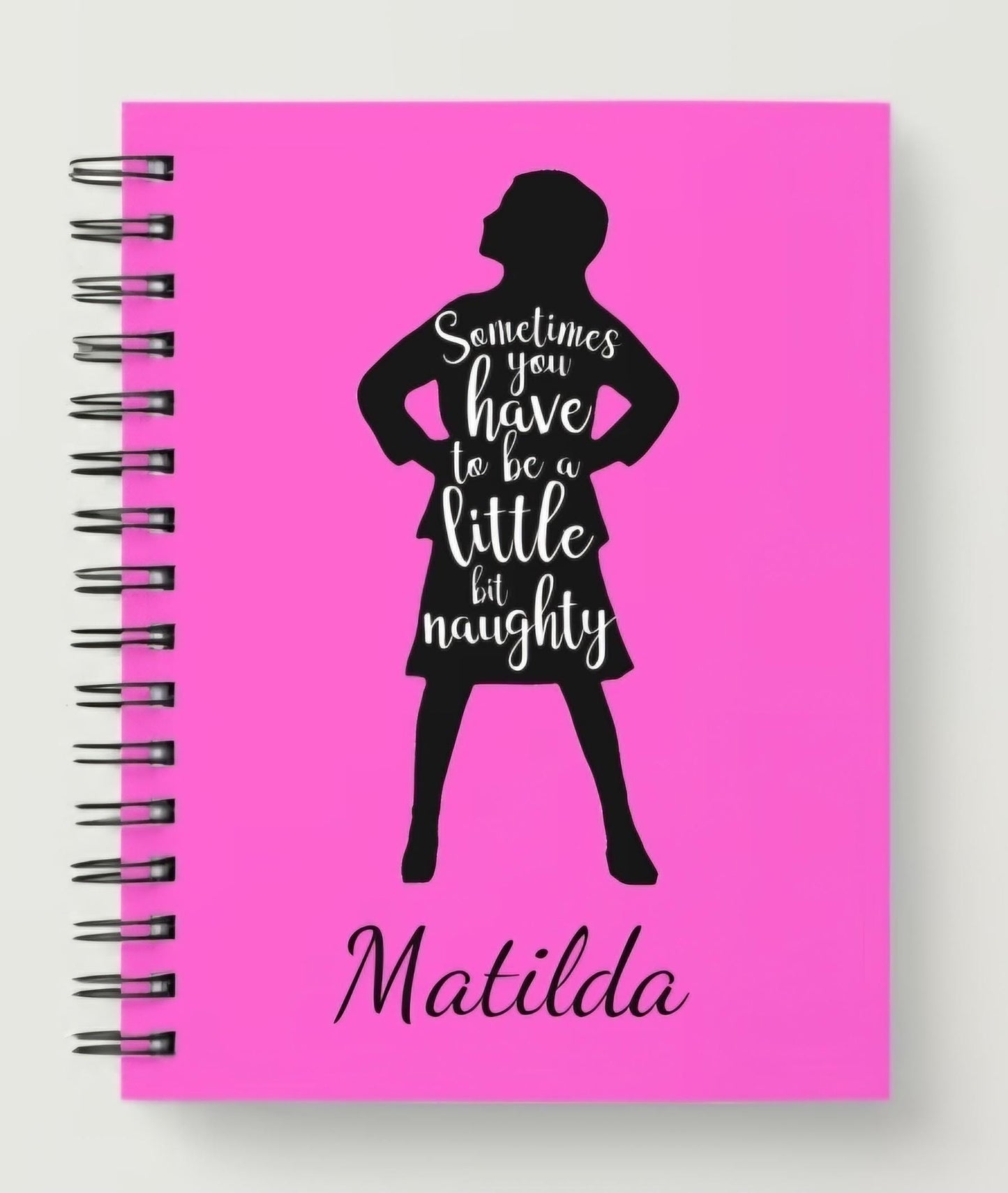 Personalized Matilda Inspired Notebook