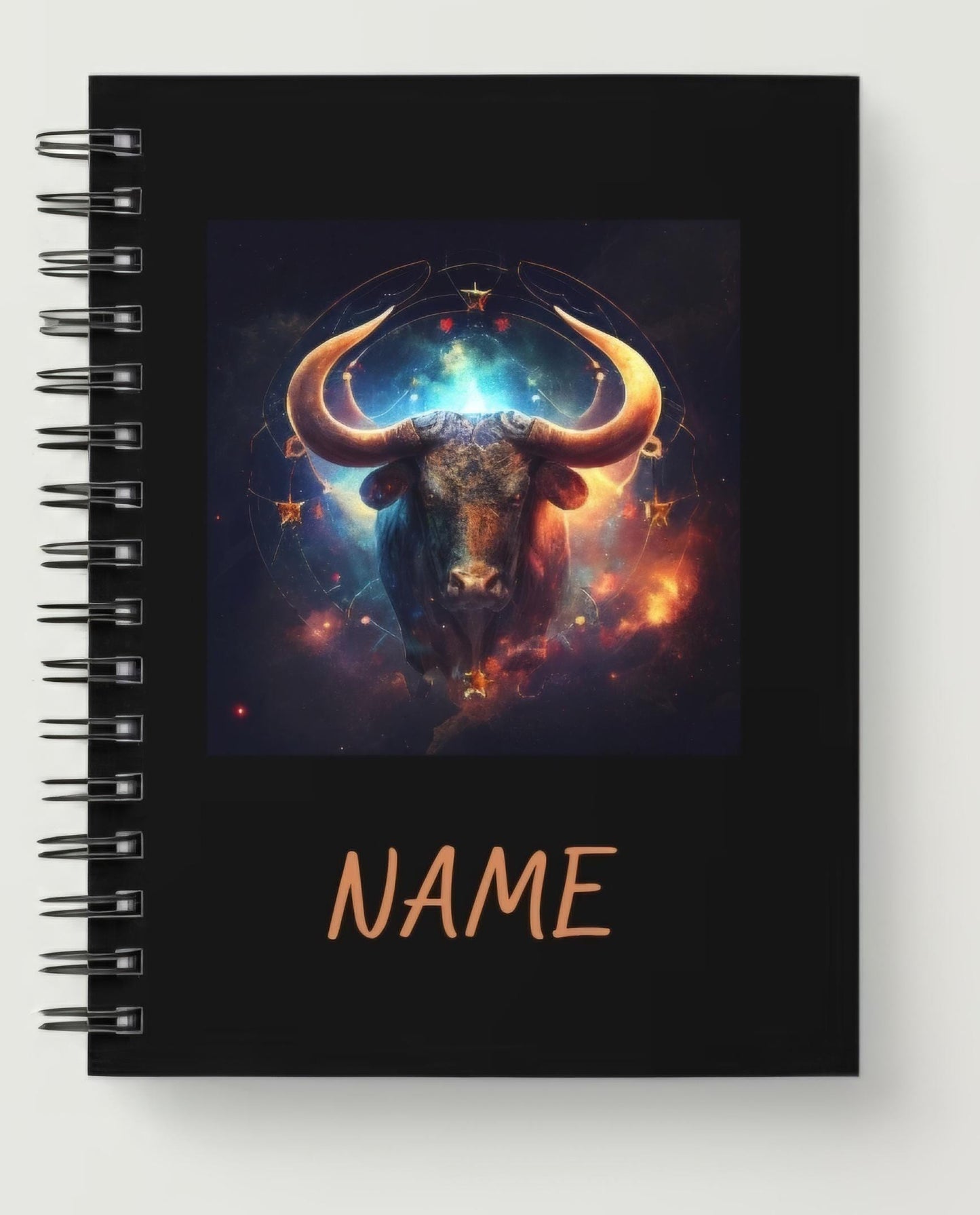 Personalized A5 Horoscope Taurus spiral notebook