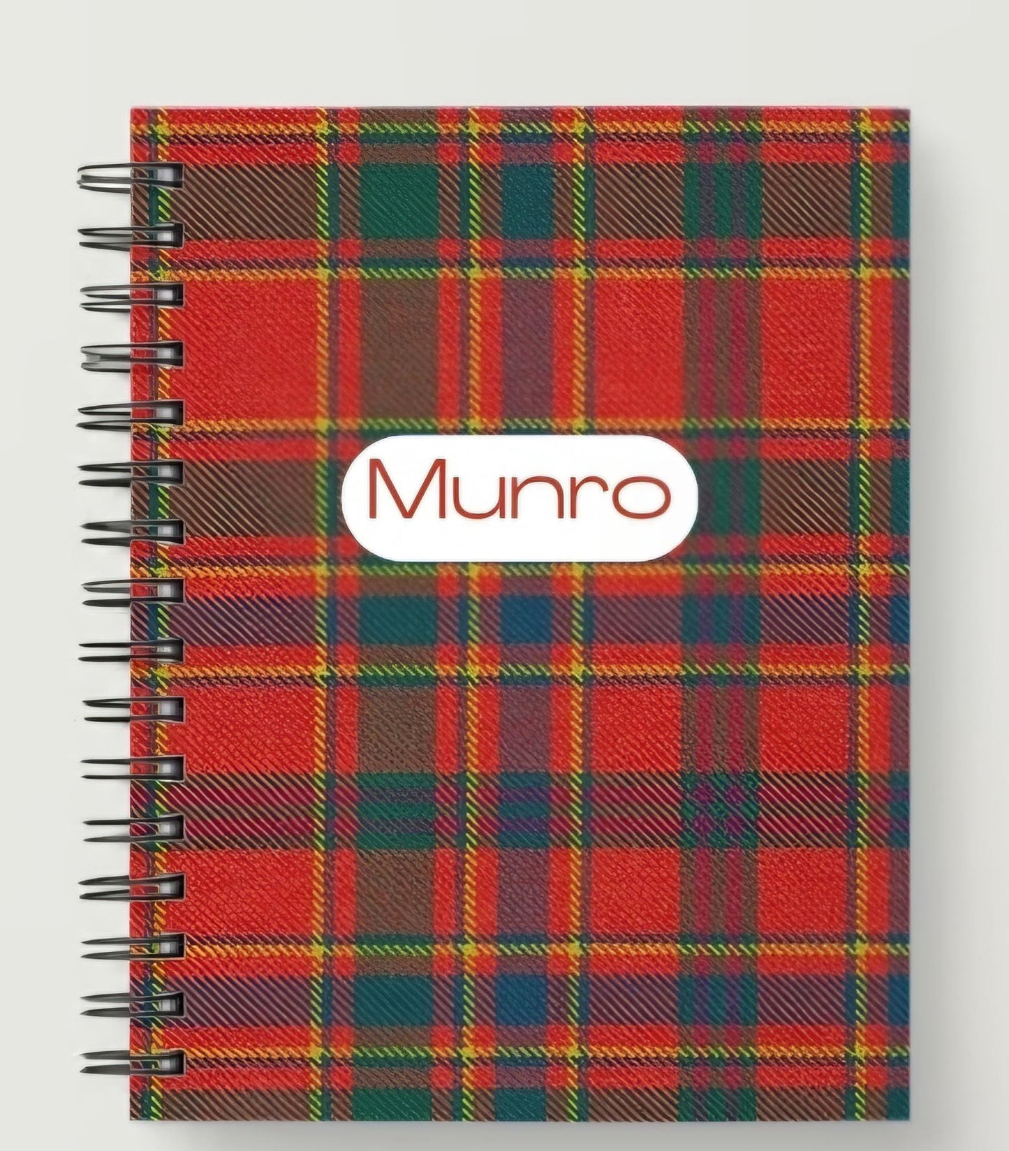 Munro Clan Tartan Personalized Notebook